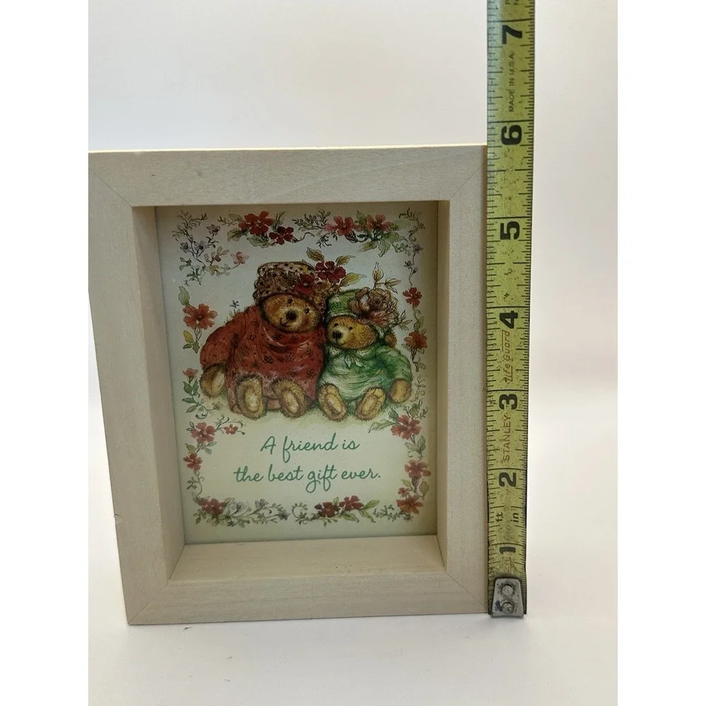 Hallmark Mary's Bears A Friend Is The Best Gift Vintage 90's Wall Shelf Decor